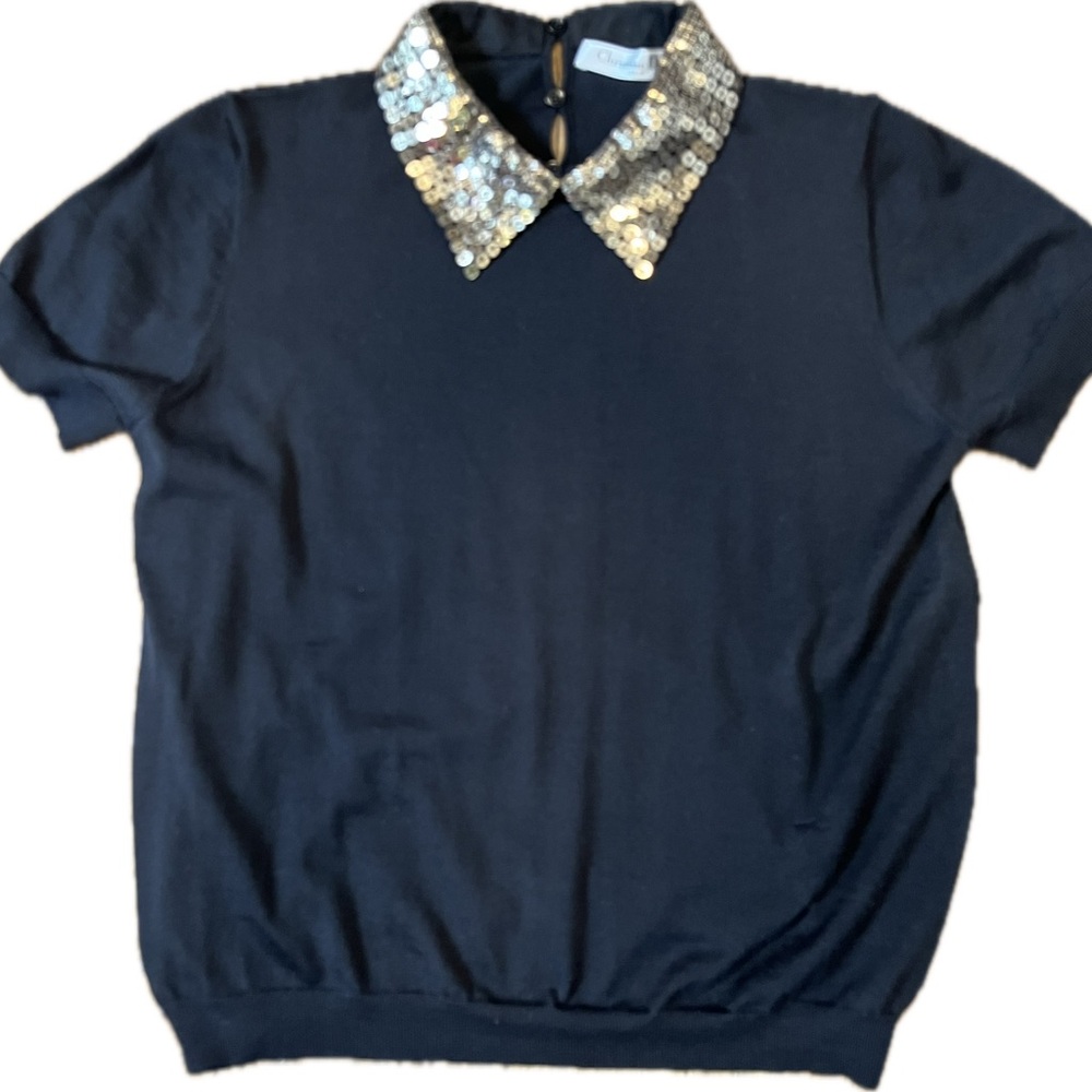 Christian Dior Short Sleeve Sweater